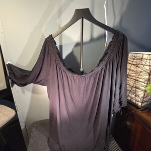 French Laundry Charcoal Textured Top